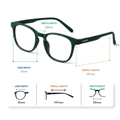 Image of 3 in 1 Clip On Sunglasses for Men & Women | Classic Lightweight Square Frame Zero Power Eyeglasses | Polarized Lens with UV400 | Night Vision Clip On for Driving