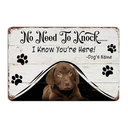 Plaque métal Pit Bull décorative et personnalisée pour barrière extérieure 30x45cm