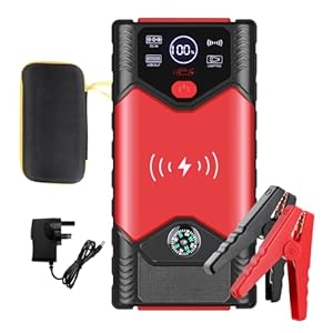 Jump Starter Power Pack 4000A,39800mAh Car Battery Booster Jump Starter Up to 6.0L Gas and 4.0L Diesel Engine,12V Car Jump Starter Power Bank with 15V USB Quick Charge & LCD Display