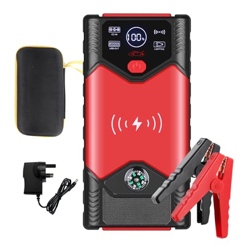 Jump Starter Power Pack 4000A,39800mAh Car Battery Booster Jump Starter Up to 6.0L Gas and 4.0L Diesel Engine,12V Car Jump Starter Power Bank with 15V USB Quick Charge & LCD Display