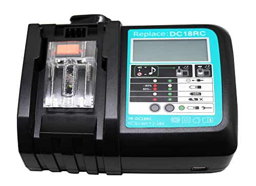 Chargeur 18 V DC18RC pour vos chantiers de rénovation et de jardin