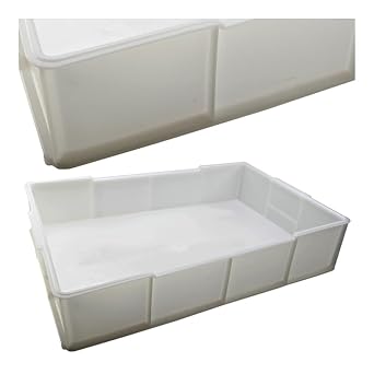208154-0010 Stackable Deep Lab Storage Bin/Tray, 10L Capacity