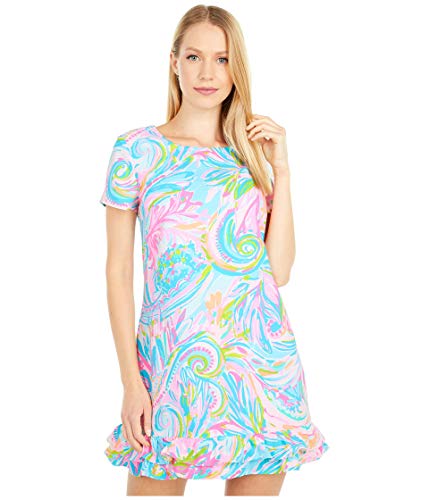 Lilly Pulitzer Masey Romper Multi Carnivale Coral 4