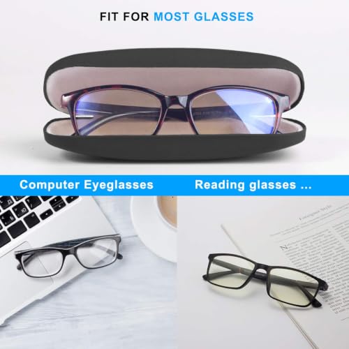 Image of RayLove Unisex Hard Shell Eyeglasses Cases, Protective Case For Glasses
