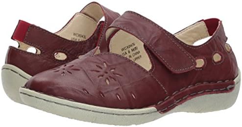 Propét Women's Chloe Mary Jane Flat, Dark red, 7.5 Medium US | Image 6