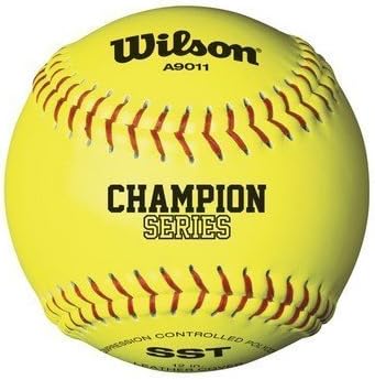 Wilson WTA9011BSST (case) 3 dozen NFHS Polycore Yellow High School Softball