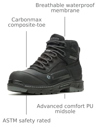 Image of Wolverine Men's Overpass Composite Toe Waterproof Work Boots