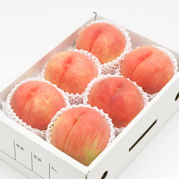 Amazon.co.jp: 山形県産 桃 白桃 2kg (共撰 秀品/無袋栽培/柔らかめ/5 