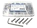 iExcell 50 Pcs M5 x 20mm/25mm/30mm/35mm/40mm Stainless Steel 304 Hex Socket Head Cap Screws Kit