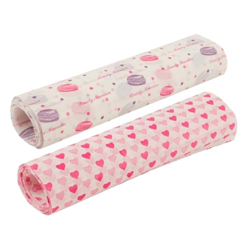 BIUDECO 200 Piezas Papel Antigrasa para Hornear Papel Cera Precortado Resistente Aceite para Envolver Alimentos Forro para Bandejas y Repostería para Galletas y Pasteles