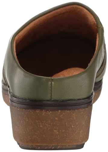 SoftWalk Women's Amber 3.0 Ballet Flat, Dark Olive, 93