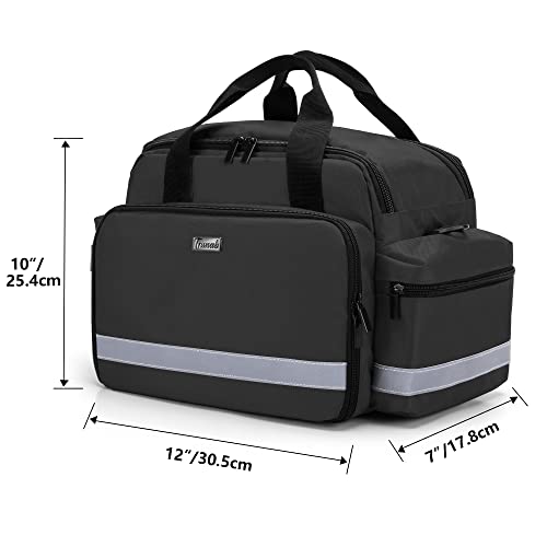 image for Trunab Medical Supplies Bag, Nurse Bag with Handle and Shoulder Strap 