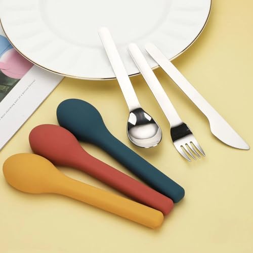 Ensemble de couverts en acier inoxydable partagez vos repas sains - 6