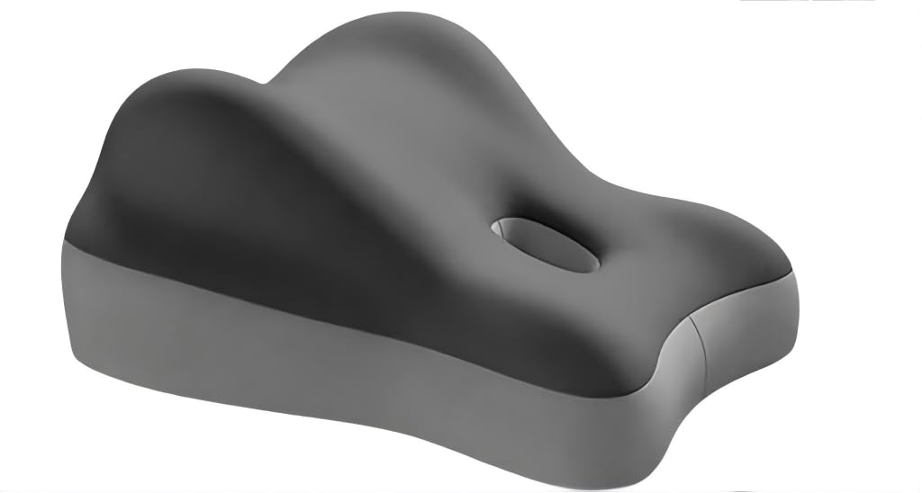 HoldOneLight Pregnancy Hip Support Pillow, Orthopedic Foam Cushion for Side Sleeping, Butt & Back Pain Relief Pillow for Sitting and Lying, Modern Simple Style, Gray