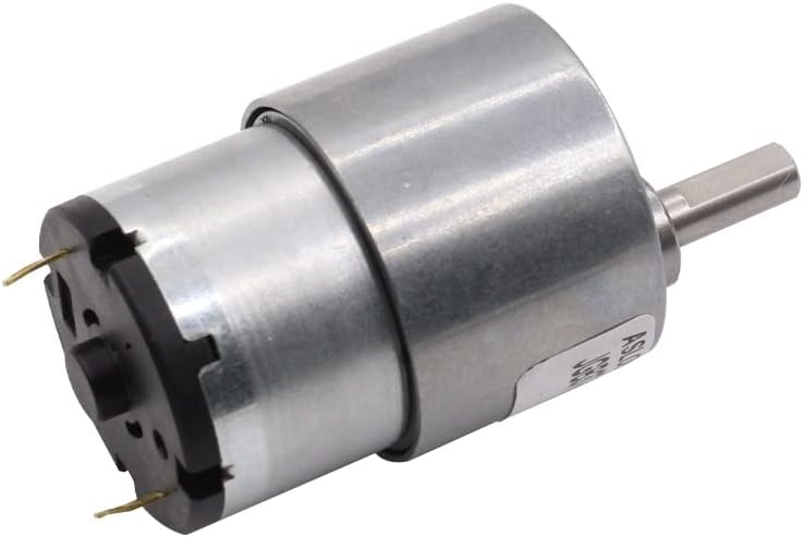 JGB37-520 12V Electric dc geared motor 7rpm to1280 RPM High torque 37mm gear box reducer 520 24V DC motor reduction motor aslong - (Style: A, Speed(RPM): 10, Voltage(V): 6v)