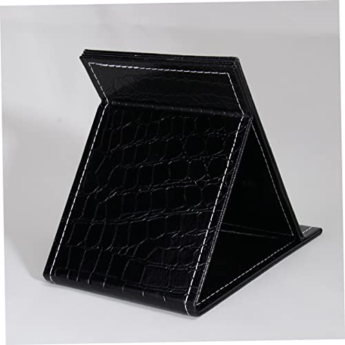 GALPADA Espejo Maquillaje Portátil Piel PU con Luz Relleno miniatura 2