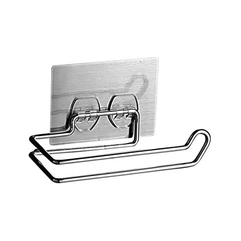 Badezimmer papierhalter,Kleber toilettenpapierhalter,Kein bohrrollenhalter Magische keine spur-haken Gewebe-halter Wc-papierhalter-A 10x8cm Cover