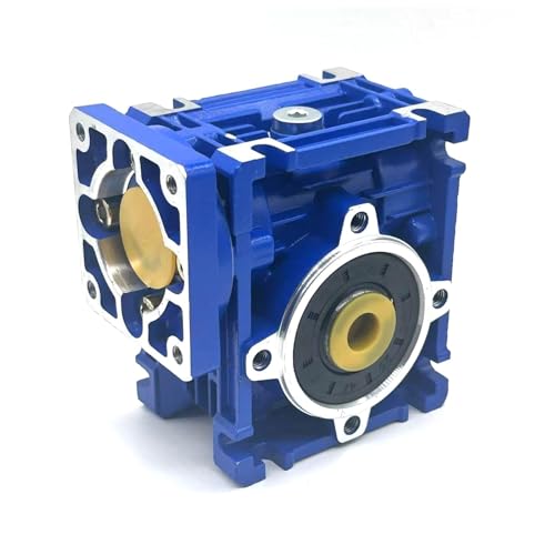 MIAOSHE NMRV030 �E�H�[���M�A�{�b�N�X�����@ 9mm���͎� 14mm�o�̓{�A NEMA 23�X�e�b�s���O���[�^�[�p ���^�� �M�A�{�b�N�X(Ratio 30 to 1)