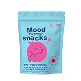 Saffron Extract - Saffron Gummies for Immune, Focus, Mood, Vision, Zzz Support, 60 Count