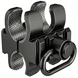 Tactical Shotgun Barrel Clamp Mount with QD Sling Swivel and Picatinny Rail, Flashlight and Sling Mount with Rubber Pads for 12Ga Mossberg 500/590, Maverick 88, Remington 870, SXP Defender, Benelli