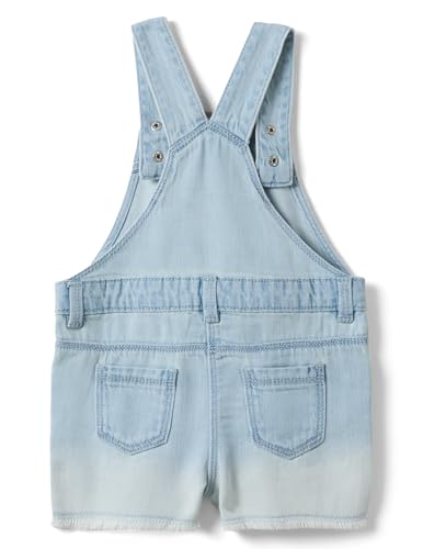 Peto corto de niña en algodón denim suave con ajuste regular cómodo 2
