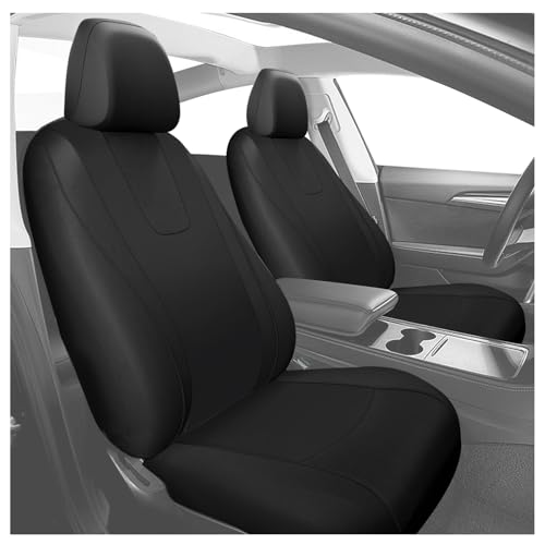 VKQTS Car Seat Covers and Headrest Covers for Cars 2 Sets,Front Breathable Seat Cover for Car with