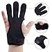 oubert Three Finger Protector Archery Shooting Gloves Practice Handguard Protective Gear for Beginner and Adults Hunting Shooting (Black,M)
