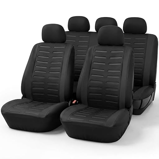 Upgrade4cars Fundas Asientos Set Universal Versión 2026 | Protectores Delanteros y Trasero | Accesorios Coches Interior Decoración | Ya disponible en tu tienda friki favorita! En mundofriki.es!