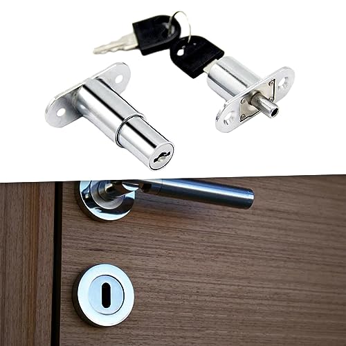 gazechimp Fechadura de de porta deslizante Fechadura de vidro com chaves Gadget Atualizado para serv