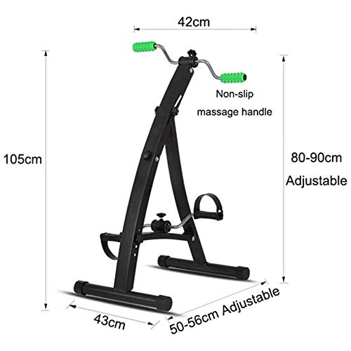 Ejercitador de pedales plegable para piernas y brazos miniatura 2