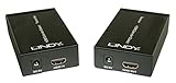 Hdmi-distributionslösung mit bestem Preis-/Leistungsverhältnis Funktion der Extender überträgt HDMI-Signale mit HDCP und Audio Digital in voller 1080p Auflösung und in leichter, bei bewegtbildmaterial kaum wahrnehmbarer komprimierter Form bei ruhendem Desktop sind mjpeg-kompressionsartefakte sichtbar Transmitter und Receiver können entweder 1: 1 über ein Cat. 5E/6 RJ45 Kabel bis 120m oder über ein fast-ethernet-netzwerk mit bis zu vier Ebenen verbunden werden. Das Ethernet muss hardwaremäßig oder per Port basiertem VLAN abgeschottet sein oder sollte keine weiteren Endgeräte enthalten. Zur Übertragung wird das upnp-protokoll eingesetzt, ip-adressen werden nicht vergeben 1: n-verbindungen können ausschließlich über Ethernet realisiert werden, N: n-systeme könnten über mehrere Getrennte Netzwerke mit jeweils einem Transmitter realisert werden. Zusätzliche Receiver sind unter Nr. 38138 erhältlich HDMI Unterstützung unterstützt hdtv-auflösungen mit HDCP: Full HD 1080i/p@50/60Hz, 720P@50/60Hz, 576i/p@50hz or 480i/p@60hz 3D wird nicht unterstützt unterstützt 2 Kanal Audio Stereo Übertragung Transmitter mit HDMI-Eingang Receiver mit HDMI-Ausgang Ethernet untzerstützung Transmitter und Receiver jeweils mit RJ45-Buchsen und 100baset-schnittstelle die verwendeten Netzwerkkomponenten und Switches müssen unbedingt das upnp-protokoll unterstützen. Hinweis: Für das System wird ein separates oder abgeschottetes Netzwerk benötigt gerätespezifikationen Metallgehäuse Betriebstemperatur: ca. 0 bis 50°C Lagertemperatur: ca. -10 bis 80°C Abmessungen ca. 10 x 6 x 2, 6 cm jeweils für Transmitter und Receiver Gewicht ca. 0, 2kg jeweils für Transmitter und Receiver, Gesamtgewicht ca. 0, 75kg inkl. Verpackung  Lieferumfang 1x Transmitter und 1x Receiver ir-receiverkabel für Receiver, mit Klebeband zur Befestigung ir-transmitterkabel für Transmitter, mit Klebeband zur Befestigung 2x Universal-Steckernetzteil 100. . . 240VAC/ 5VDC, mit Adaptern für Euro-, US-, UK- und australische Steckdosen Mehrsprachiges Handbuch weitere Informationen finden Sie hier: Digital Signal nicht das richtige Produkt gefunden? Klicken Sie für eine Übersicht an hdmi-extendern hier