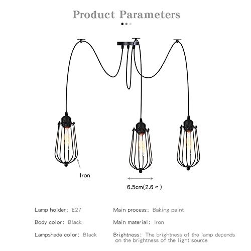 Lampe araignée de plafond semi-encastrée réglable et robuste - 4