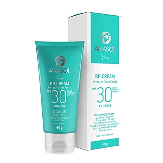 Anasol Viso BB Cream Facial Antiacne FPS 30-60 g