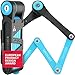 Seatylock FoldyLock Compact Folding Bike Lock - Award Winning Patented Lightweight High Security Bicycle Lock - Heavy Duty Anti Theft Smart Secure Guard with Keys & Case for Bikes or Scooters