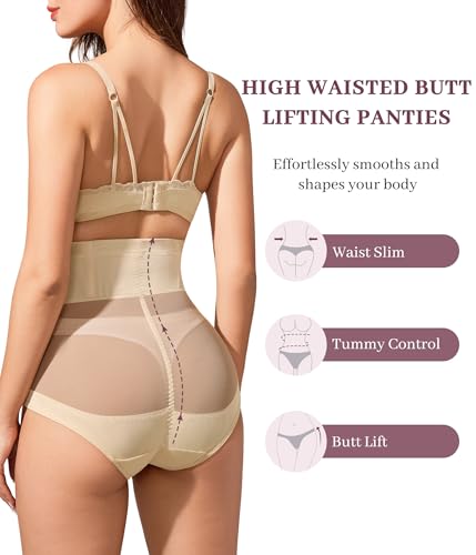 RDSIANE Shapewear for Women - Tummy Control Underwear Compression High Waisted Butt Lifting Panties Body Shaper2