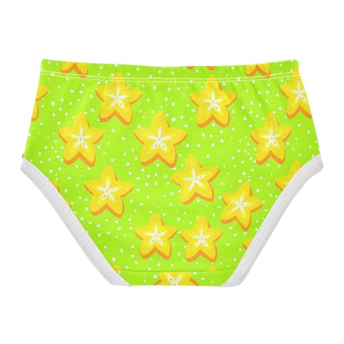 Fruit Carambola Green Toddler Girls's Underwear 2T 23021852