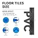 Wood Grain Textured Peel and Stick Vinyl Flooring Planks 54 Sq.ft for Personalize Your Space with Heritage Classic Style | Temporary Transformation for Flexible Living for Bathroom, Kitchen, Rental