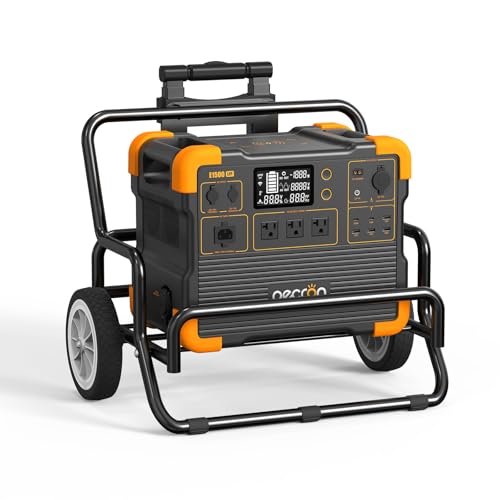 Pecron E1500LFP Power Station 1536Wh/2200W with Trolley