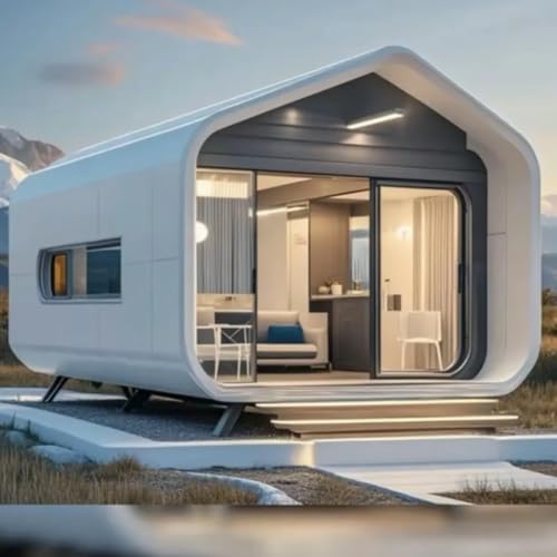 Modern Luxury Prefab Pod House, Portable Modular Living Space with