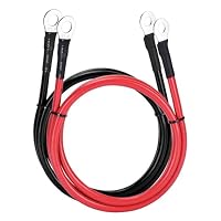 Gebildet 80cm Batterie Wechselrichter Kabel 12V-24V 16mm² 5AWG Batteriekabel Rot&Schwarz Autobatteriekabel mit Ringkabelschuhen Kupferflexkabel für LKW, Motorrad, Wohnmobil, Marine Gebildet 80cm Batterie Wechselrichter Kabel 12V-24V 16mm² 5AWG Batteriekabel Rot&Schwarz Autobatteriekabel mit Ringkabelschuhen Kupferflexkabel für LKW, Motorrad, Wohnmobil, Marine