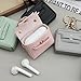 Alunsito 6 Pack Mini Makeup Bag Keychains Small Backpack Keyrings Cute Coin Purse PU Leather Lipstick Bag Card Holder Data Cable Organizer Fashion Bag Pendant Charms Accessories for Women Girls