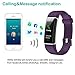 Fitness Tracker with Heart Rate Monitor,YAMAY Fitness Watch Activity Tracker Smart Watch with Sleep Monitor 14 Sports Mode,Pedometer Watch for Kids Men Women (Color Screen,IP68 Waterproof) (Purple)