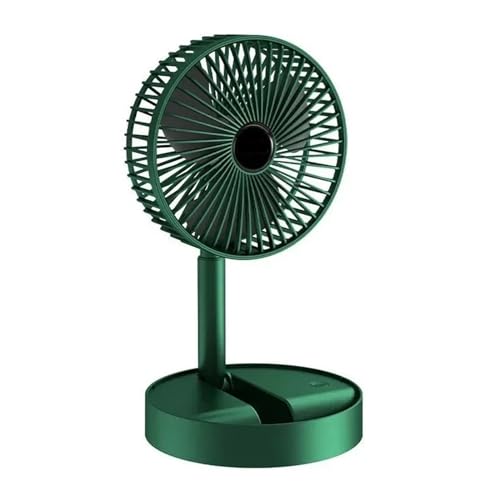 Ventilateur de bureau silencieux et télescopique à batterie pour l'été