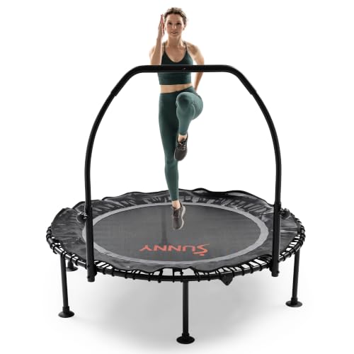 Sunny Health & Fitness 48” Bungee Exercise Trampoline, Adjustable Handlebar - image 1