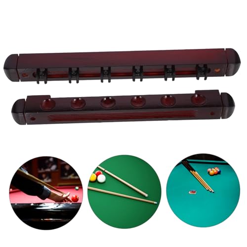 Support mural pour queues de billard en bois rigide et stable