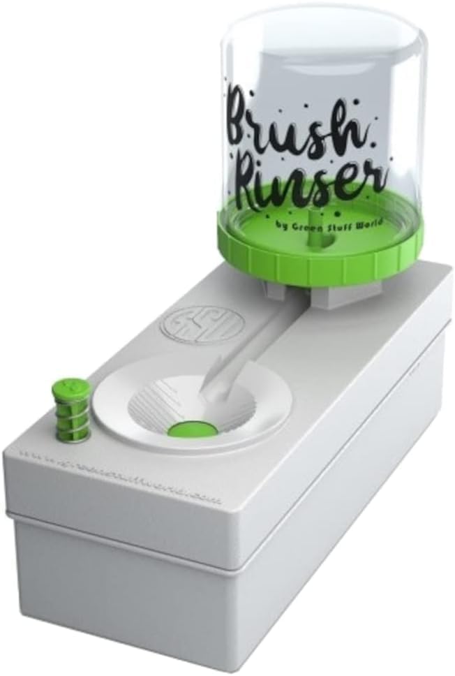 KRYTONE.Fx Brush Rinser, Paint Brush Cleaner Easy Cleaning Basin Paintbrush Washing Tool, Paint Brush Cleaner Rinser with Drain Water Recycling Paintbrush Scrubber for Acrylic, Watercolor-image-1