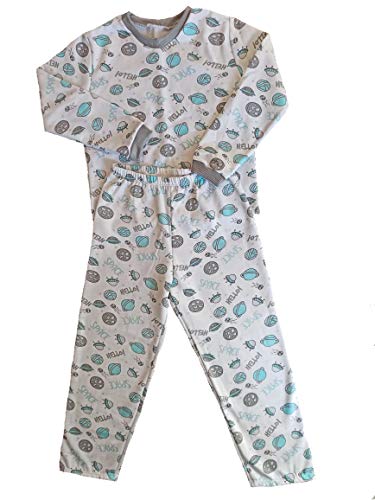 Kit 2 pijamas inverno infantil menino longo moletinho flanelado 6 a 12 anos (12)