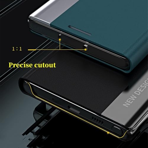 Étui rabat cuir Samsung S25 Edge pour écran protégé - 6