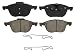 Wagner QuickStop ZD1044 Ceramic Disc Pad Set Includes Pad Installation Hardware, Front