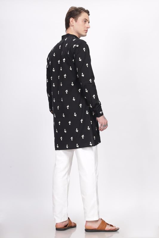 Image of BE ACTIVE Men's Traditional Embroidered Full Sleeves Kurta || Cotton Kurta for Men || Men Kurta for Wedding || Kurta for Men (A-SK1021 Parent)